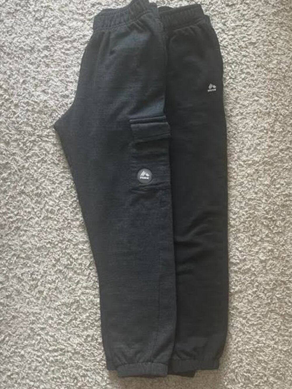 RBX Boys 2-Pack Fleece Joggers 10/12 Black Gray